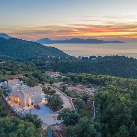 Fiscardo Luxury Stone Villa Suzana ,With Sunset View! Φισκάρδο Εξωτερικό φωτογραφία