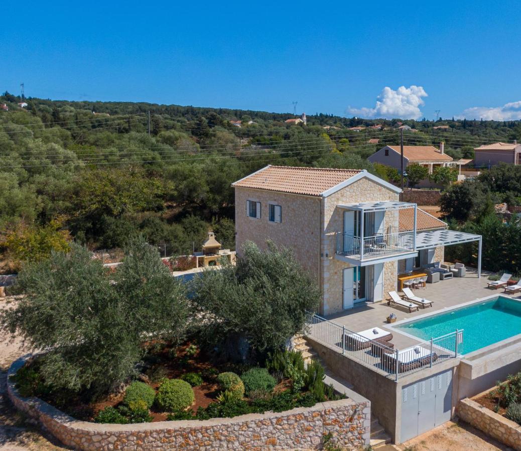 Fiscardo Luxury Stone Suzana ,with Sunset View! Βίλα Φισκάρδο