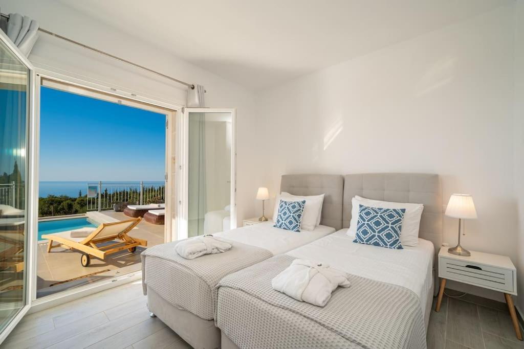 Βίλα Fiscardo Luxury Stone Suzana ,with Sunset View! *